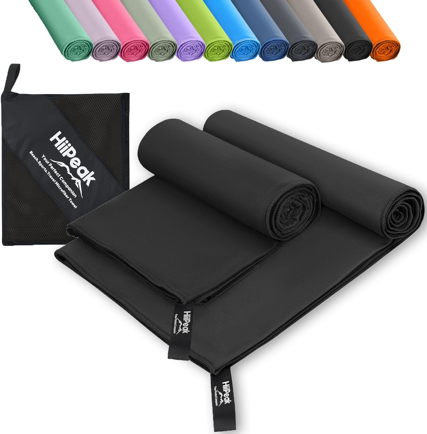 Detalle de HiiPeak Microfibre Towel 2 pack 160x80cm