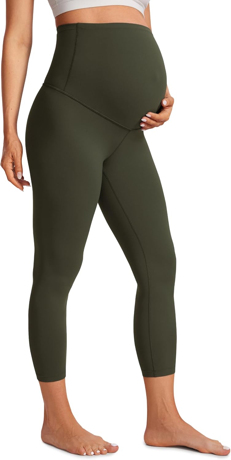 Thumbnail 6 de CRZ YOGA Butterluxe Maternity Capri Leggings – 21/23" Belly Support for Pregnancy and Postpartum