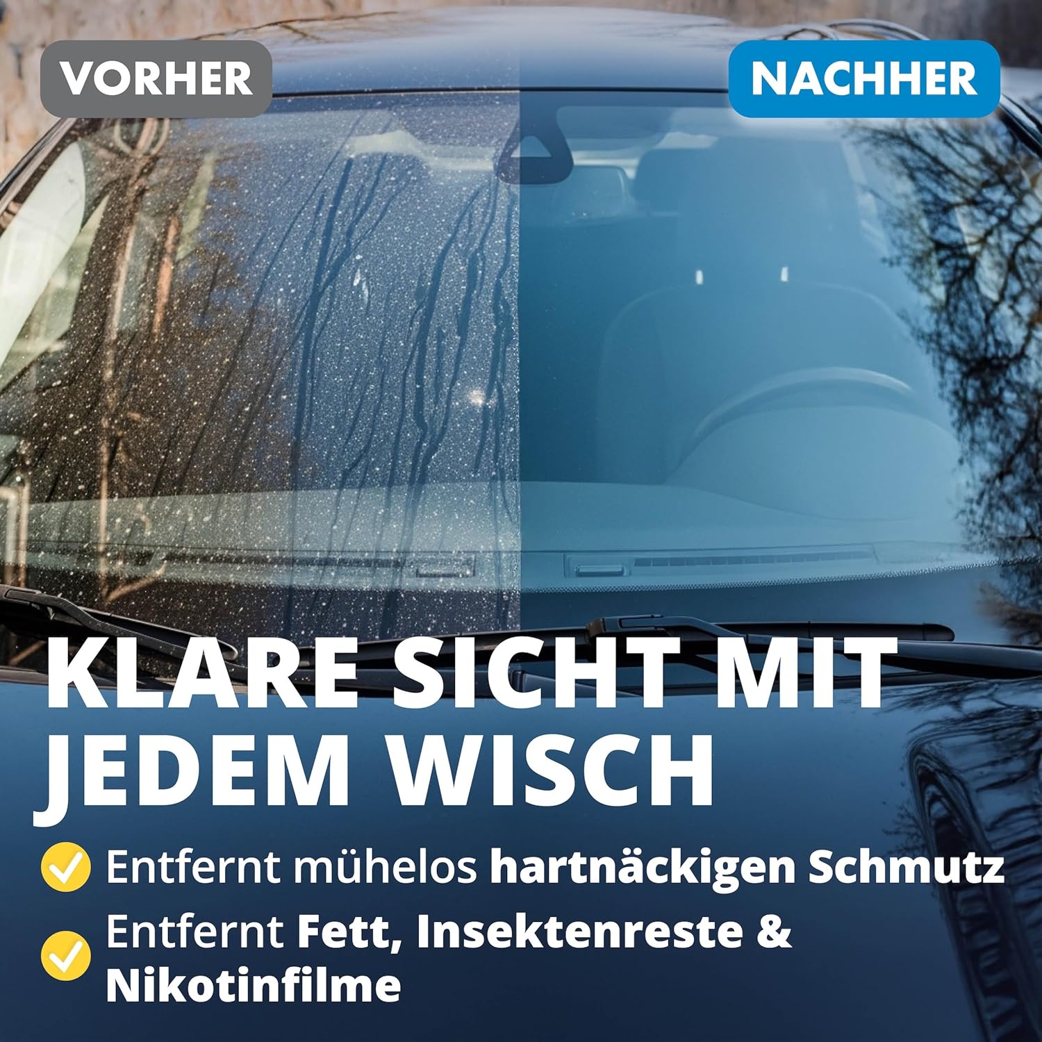 Thumbnail 1 de LICARGO Glasreiniger Auto 750 ml – streifenfreier Reiniger für Innen & Außen gegen Fett, Insekten & Nikotinfilm