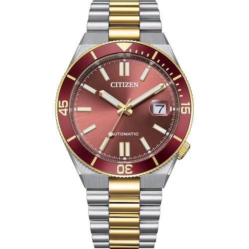Detalle de Citizen NJ0234-58X Tsuyosa Shore: reloj automático de estilo sobrio para uso diario