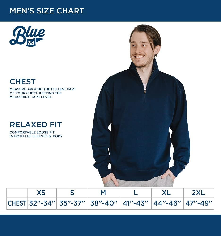 Thumbnail 3 de Blue 84 NCAA Men’s Quarter Zip Sweatshirt (Ohio State Buckeyes) — Icon