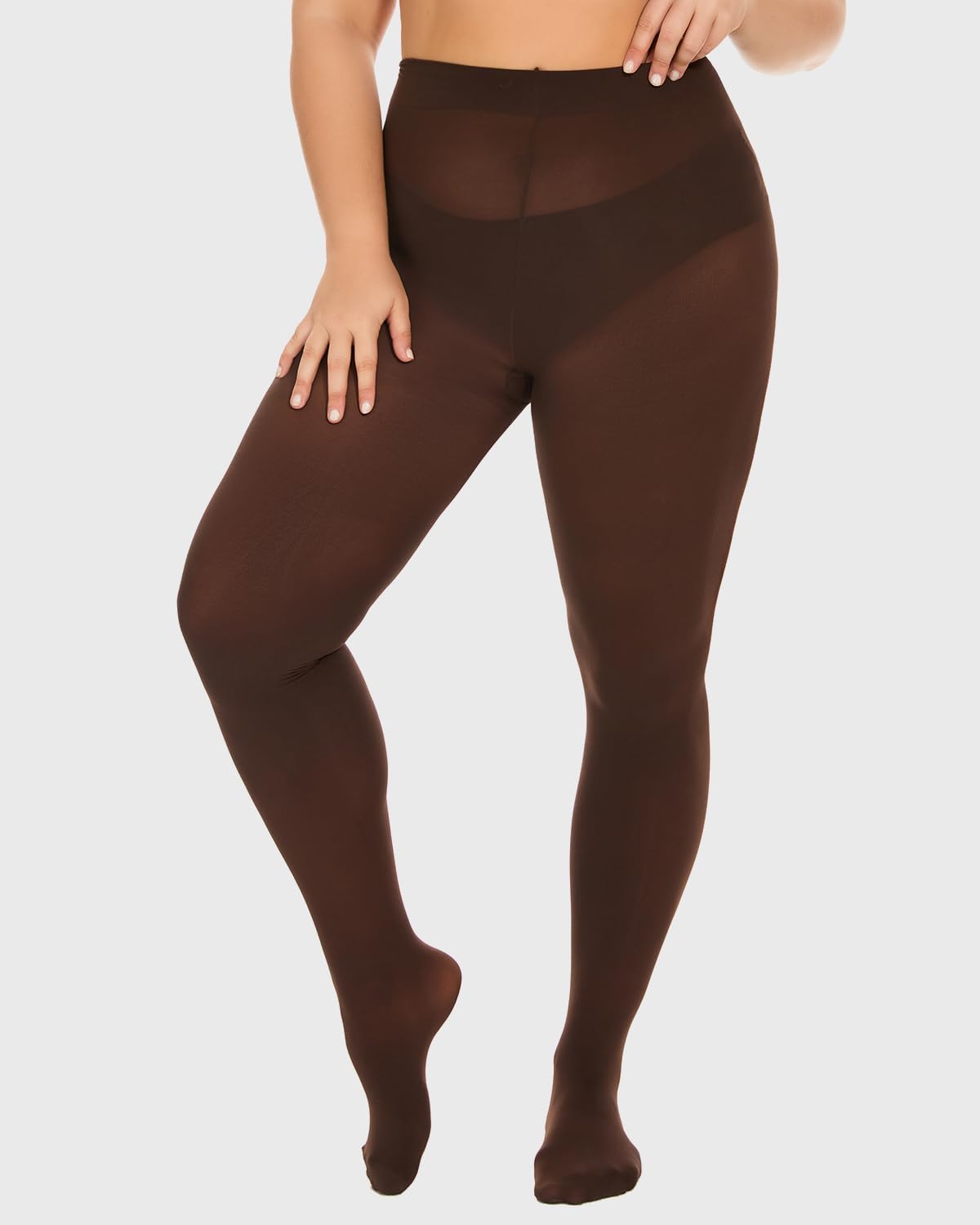 Thumbnail 5 de DUCMODA Collant Taglie Forti Donna XL-4XL Vita Alta