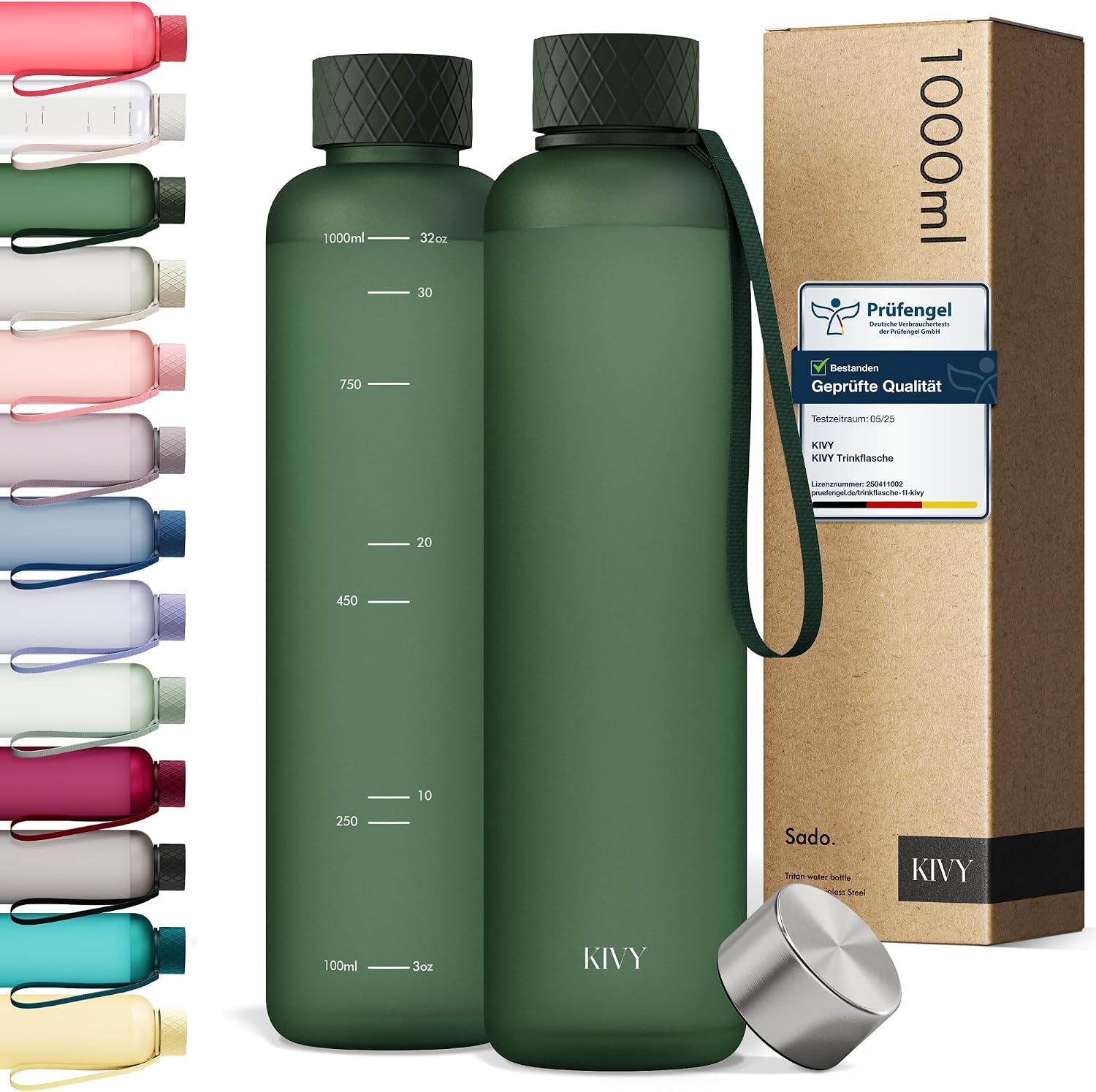 Detalle de KIVY Trinkflasche 1l đ„€
