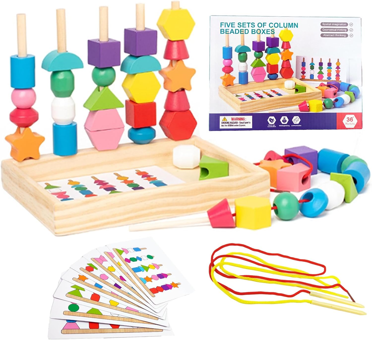 MonteSpi Jouets Montessori 3 en 1