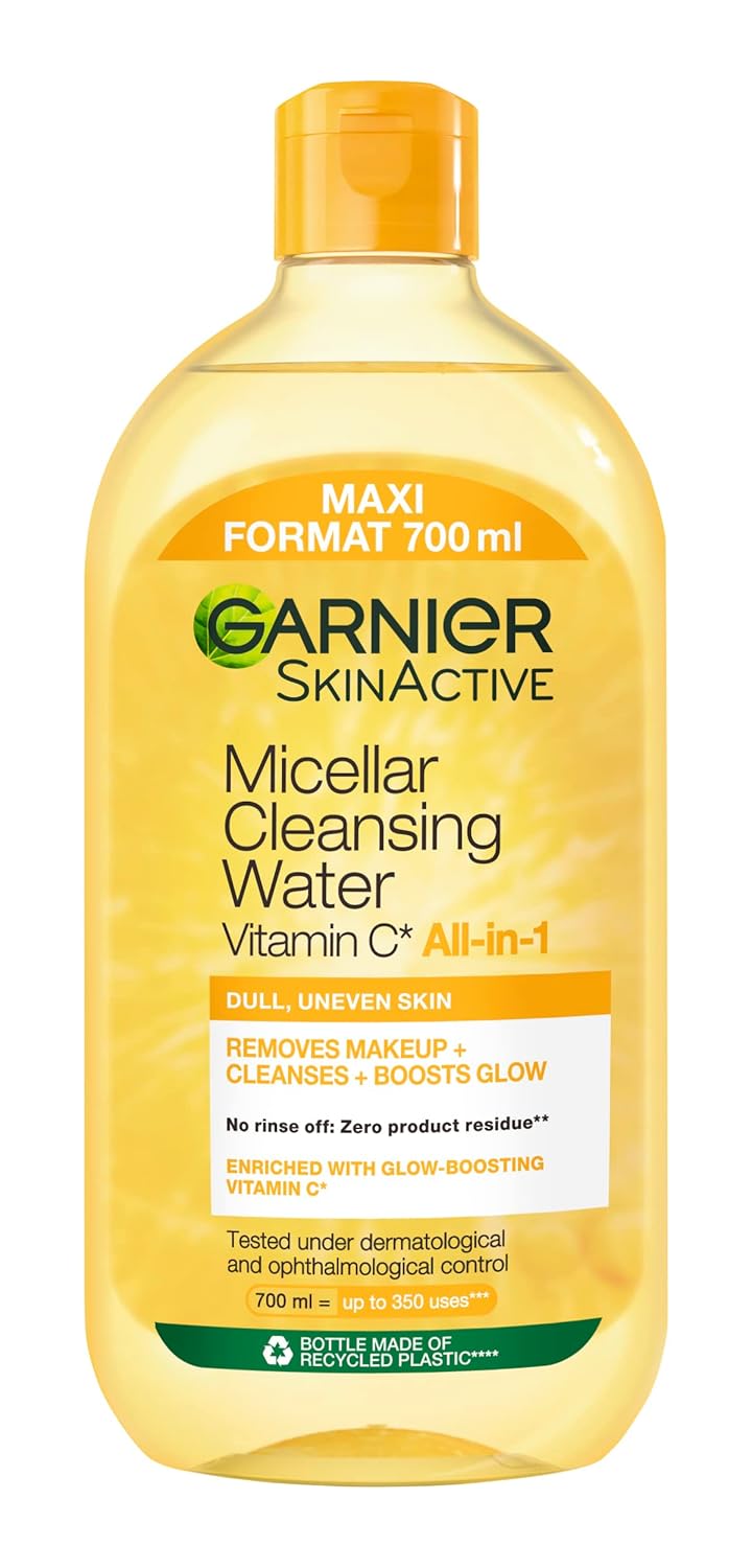 Garnier Sanftes Mizellen Gesichtswasser mit Vitamin C (SkinActive All-in-1), 700 ml