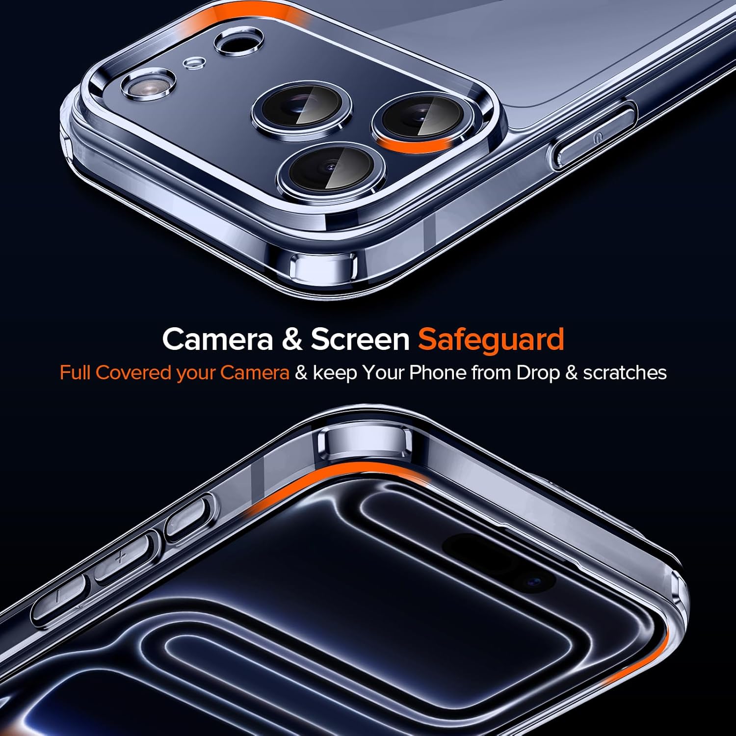 Thumbnail 5 de ivoler Funda Transparente iPhone 17 Pro MAX + 2 Cristales
