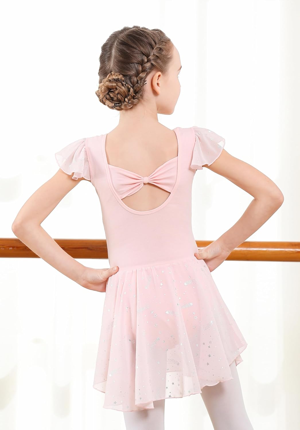 Thumbnail 2 de Girls Ballet Leotard 4Ruffle Shiny Dance