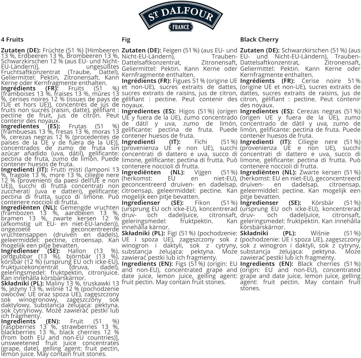 Thumbnail 1 de St. Dalfour Pack Regalo Mermeladas 3x284g