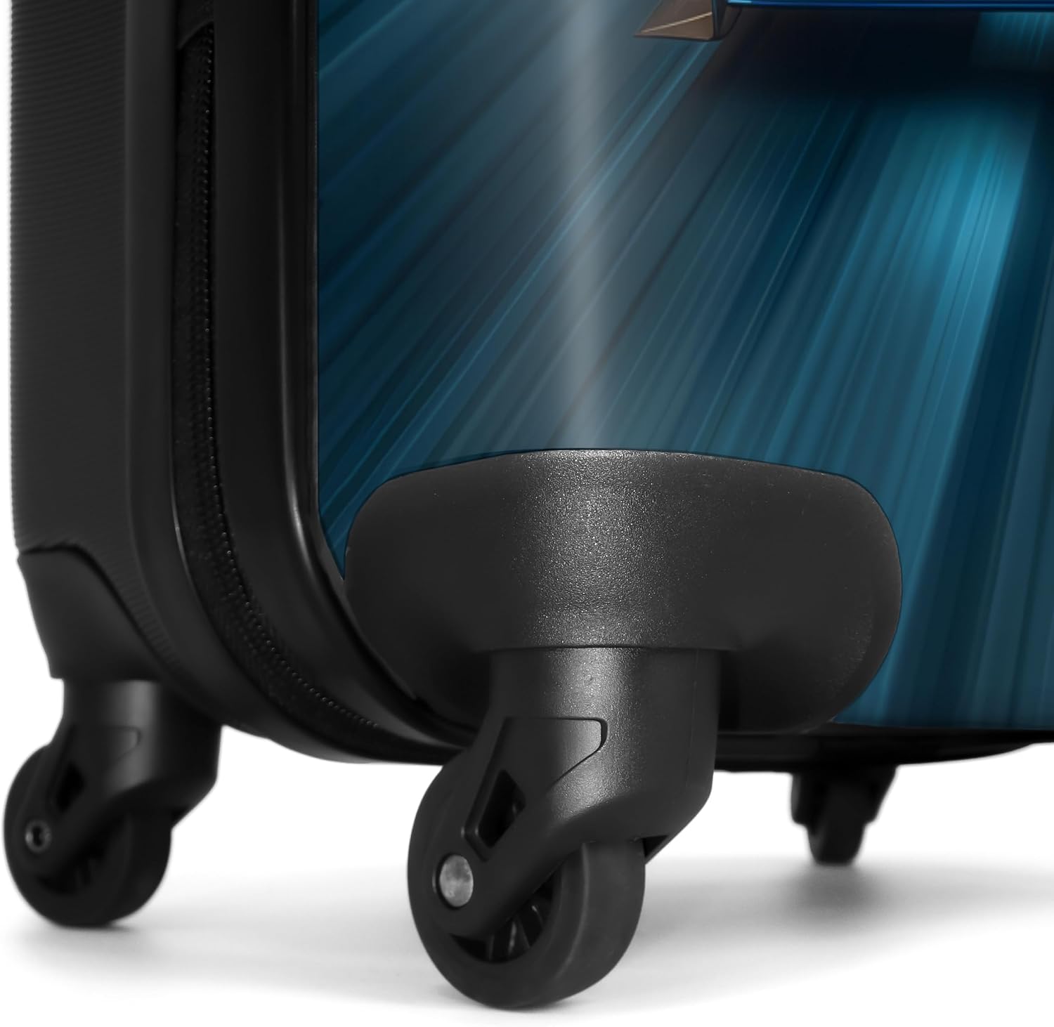 Detalle 2 de NoBoringSuitcases.com Valigia Bambini Auto da Corsa Ciano-Blu 55x40x20 cm