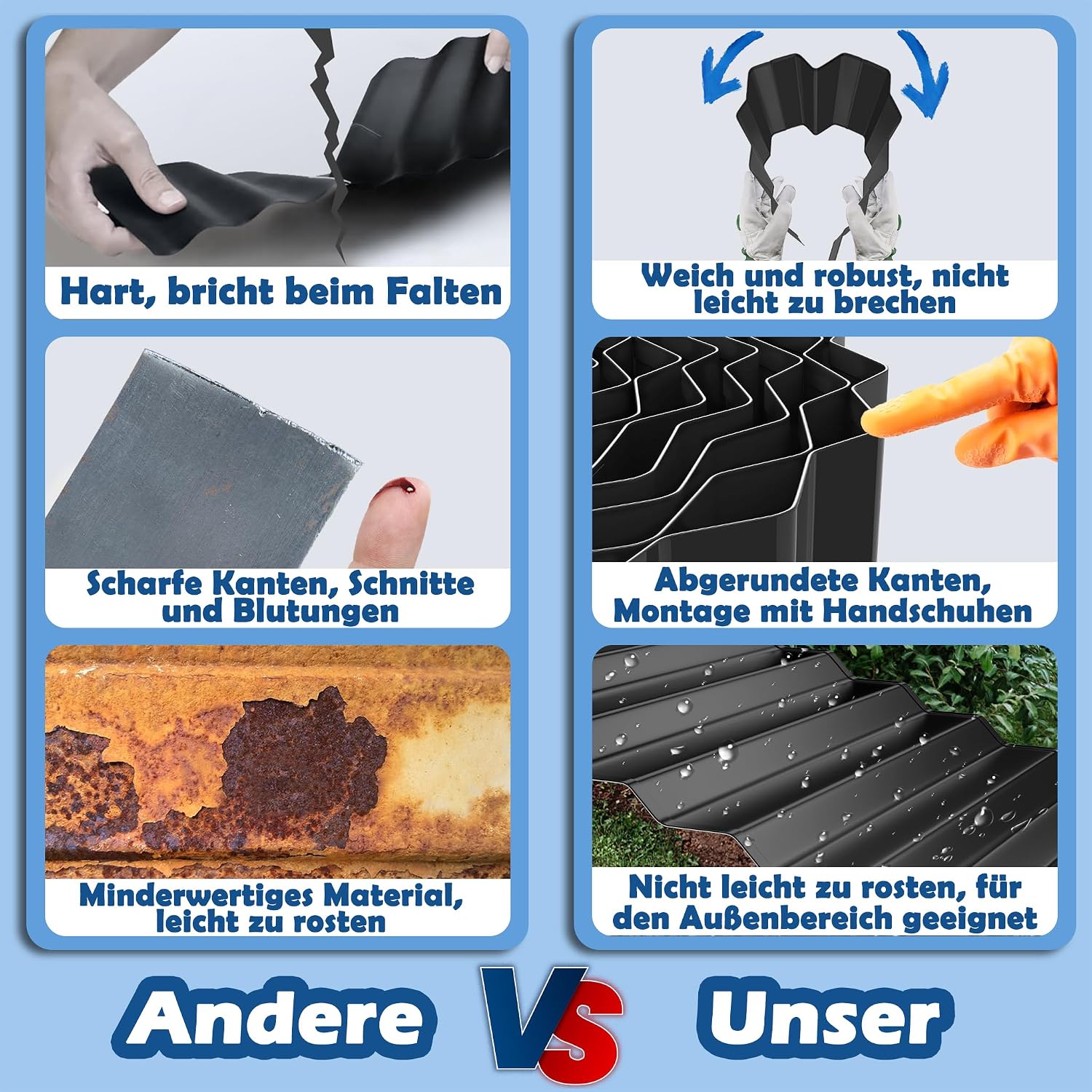 Detalle 2 de UISEBRT Rasenkante 18 cm, flexibel
