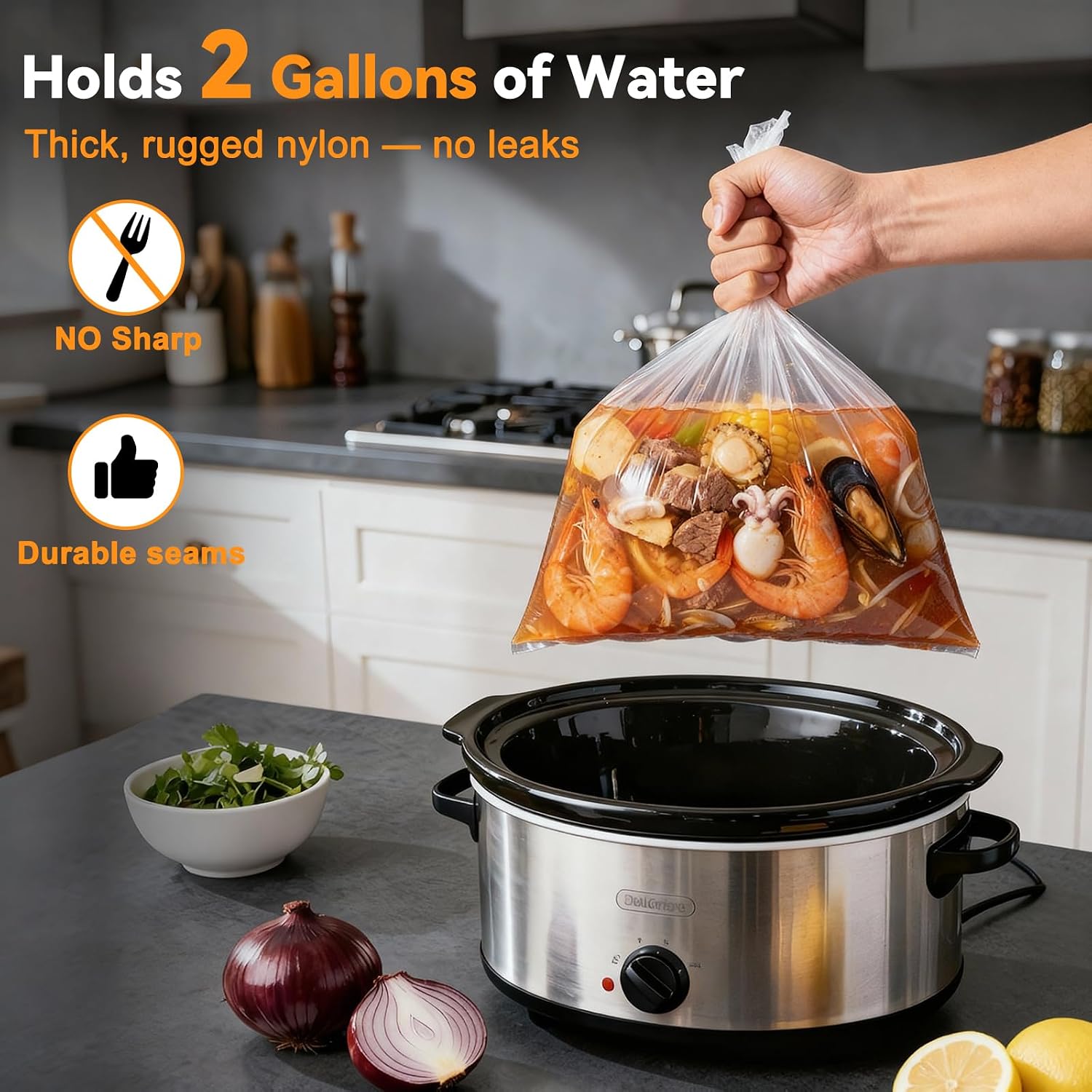 Detalle 1 de VCLPOWER Slow Cooker Liners, 30 Count