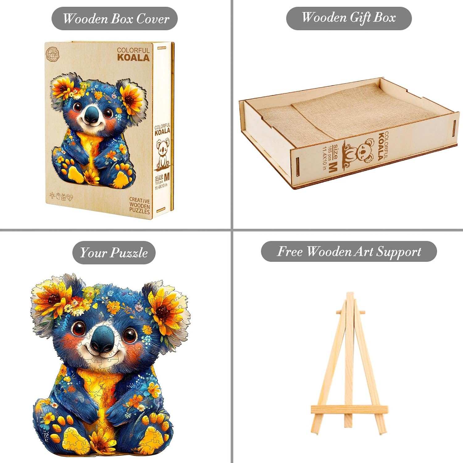 Detalle de KaayeeWood Puzzle en bois adultes 3, L