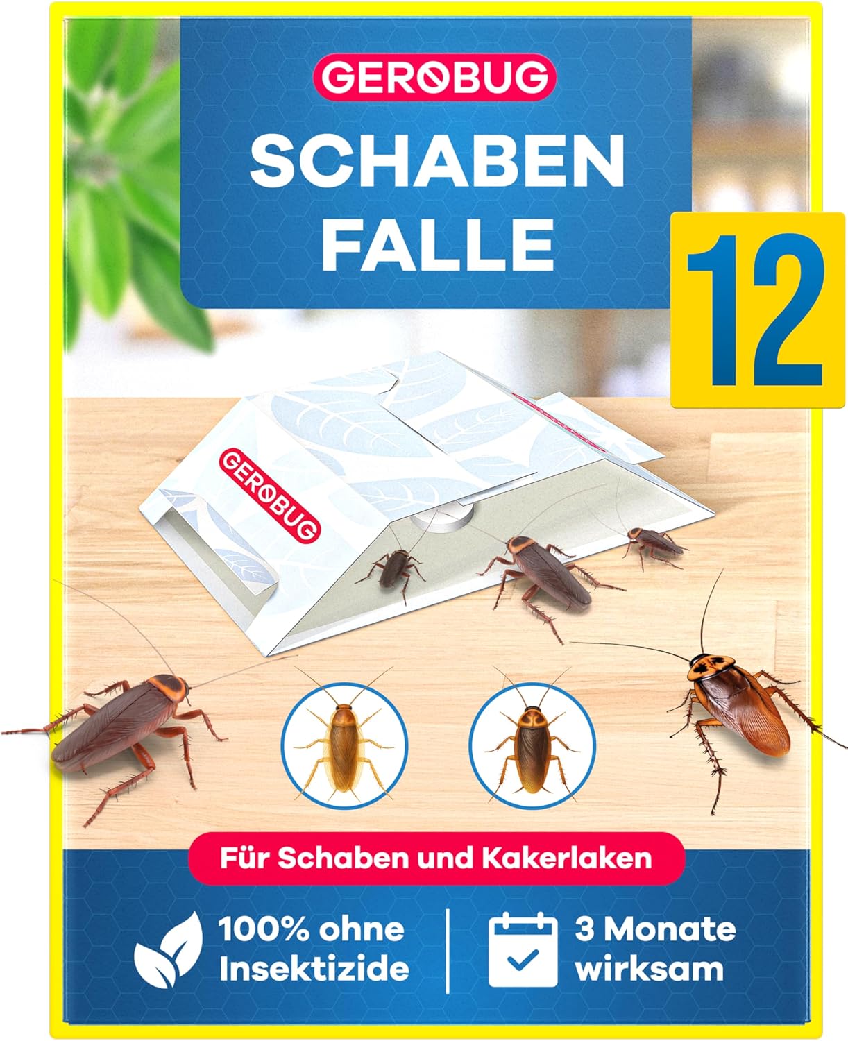 Detalle de Gerobug Schabenfalle, 12 Stück