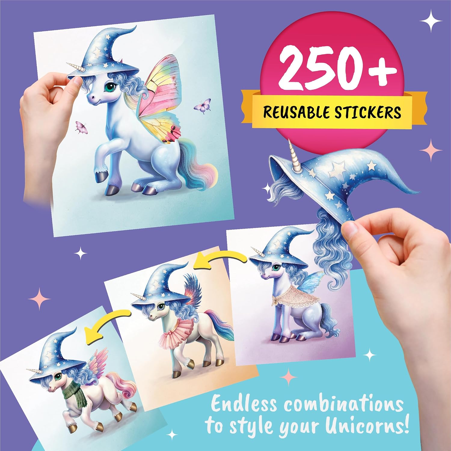 Thumbnail 4 de BSCOOL Sticker Dress Up Unicorn 250+ 🧚♀
