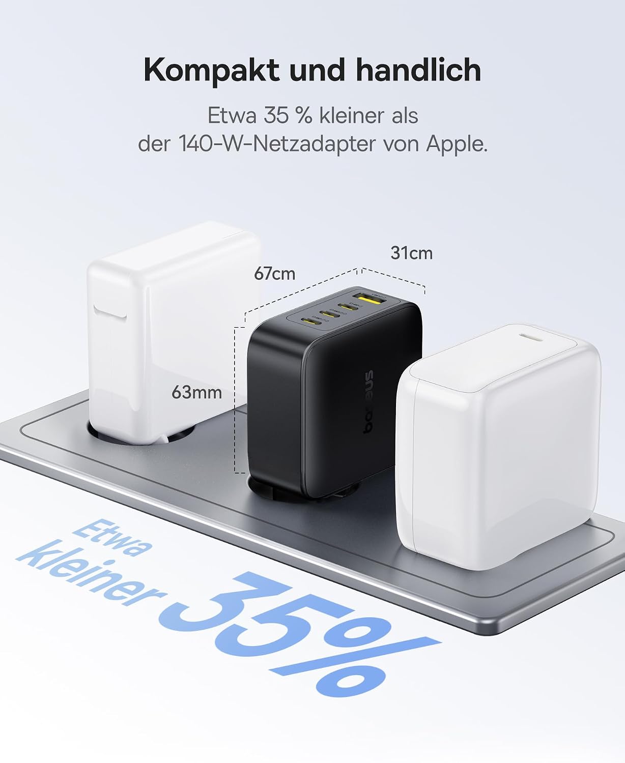Thumbnail 3 de Baseus Enerfill 140W USB C Ladegerät