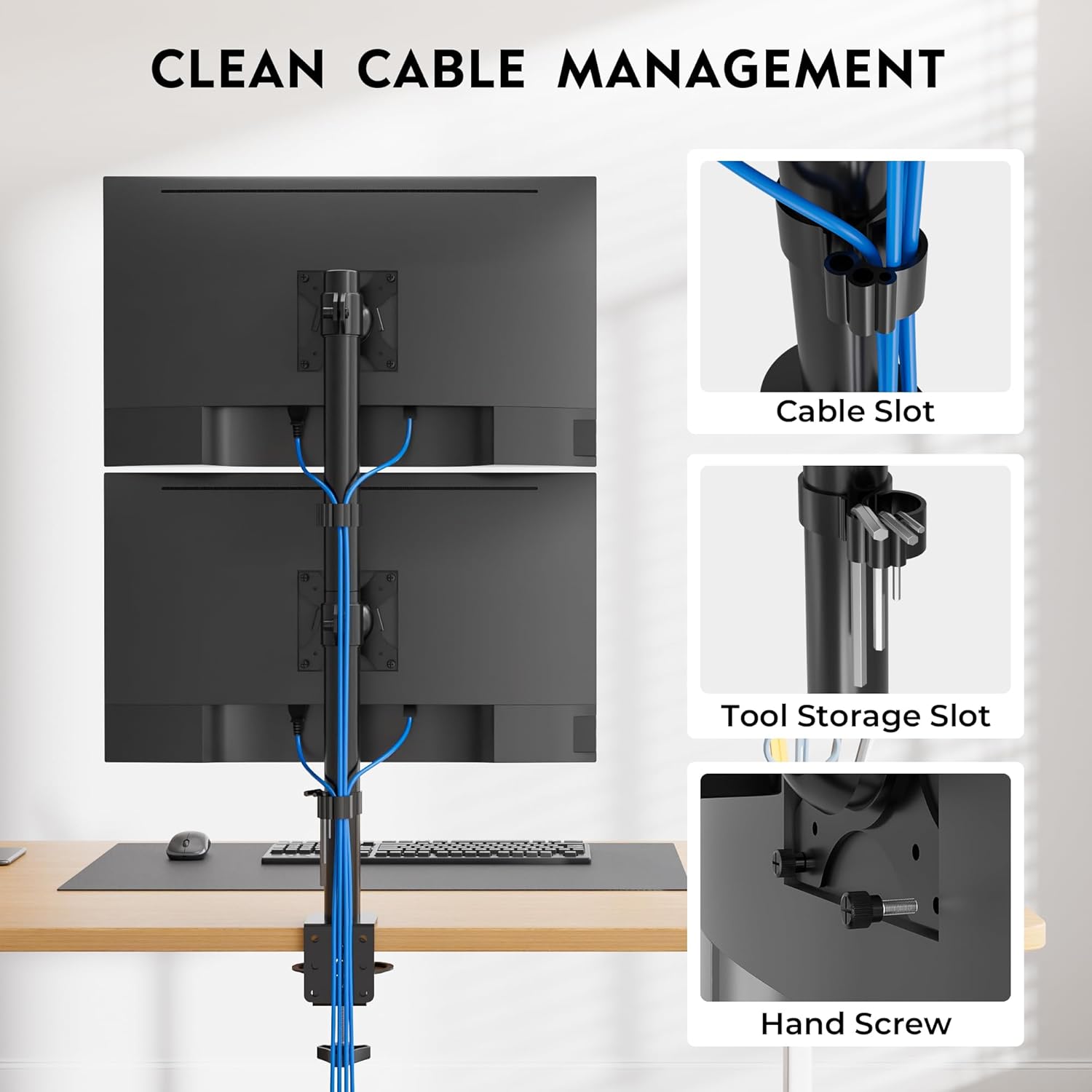 Thumbnail 6 de BONTEC Dual-Monitor Halterung 13–34 Zoll