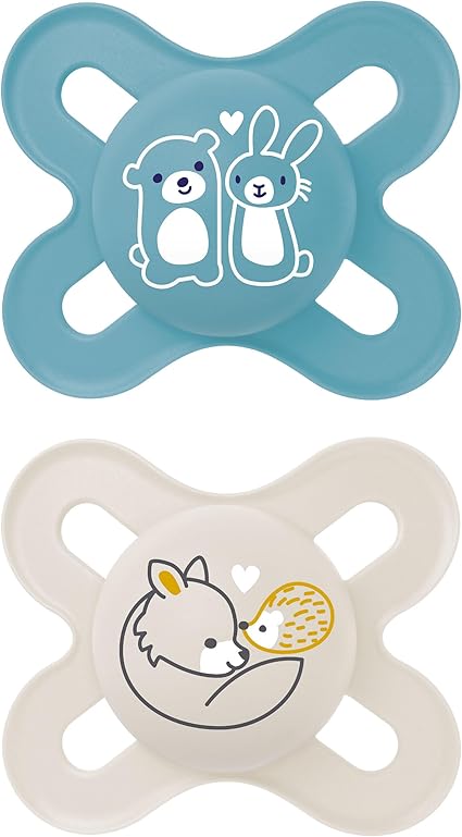 Detalle de MAM Chupete Látex Recién Nacido 0-2 Meses 🍼 Pack 2