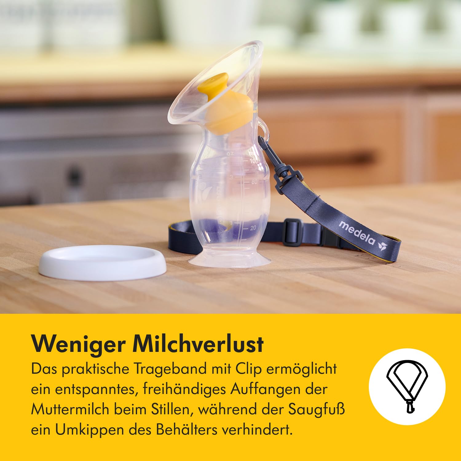 Thumbnail 5 de Medela Muttermilch-Auffangbehälter aus Silikon – sicherer Milchauffänger für unterwegs