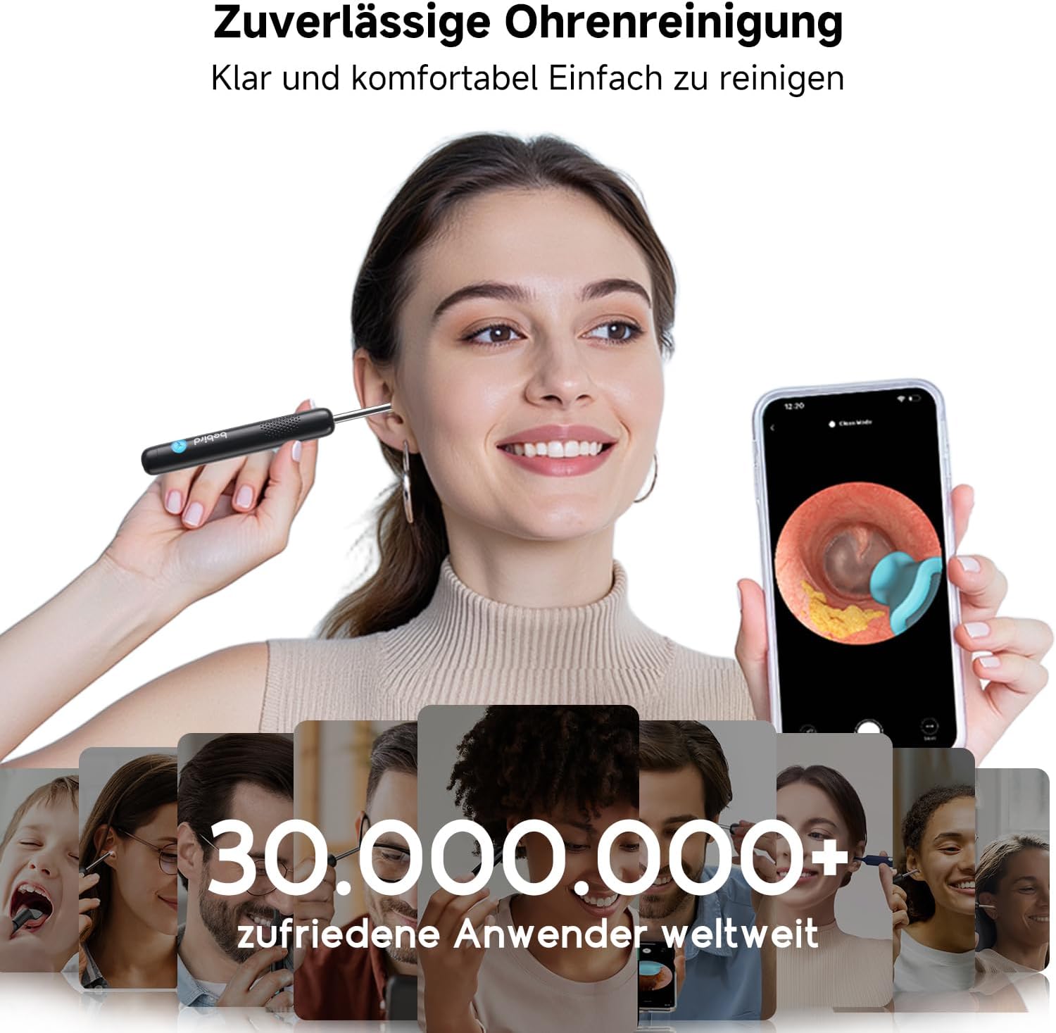Thumbnail 4 de BEBIRD R1 Ultra Ohrenschmalz-Entferner Otoskop für Zuhause