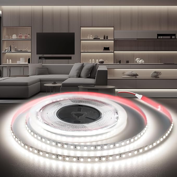 Detalle de BRIMETI Tira LED 12V 5M Luz Blanca Fría