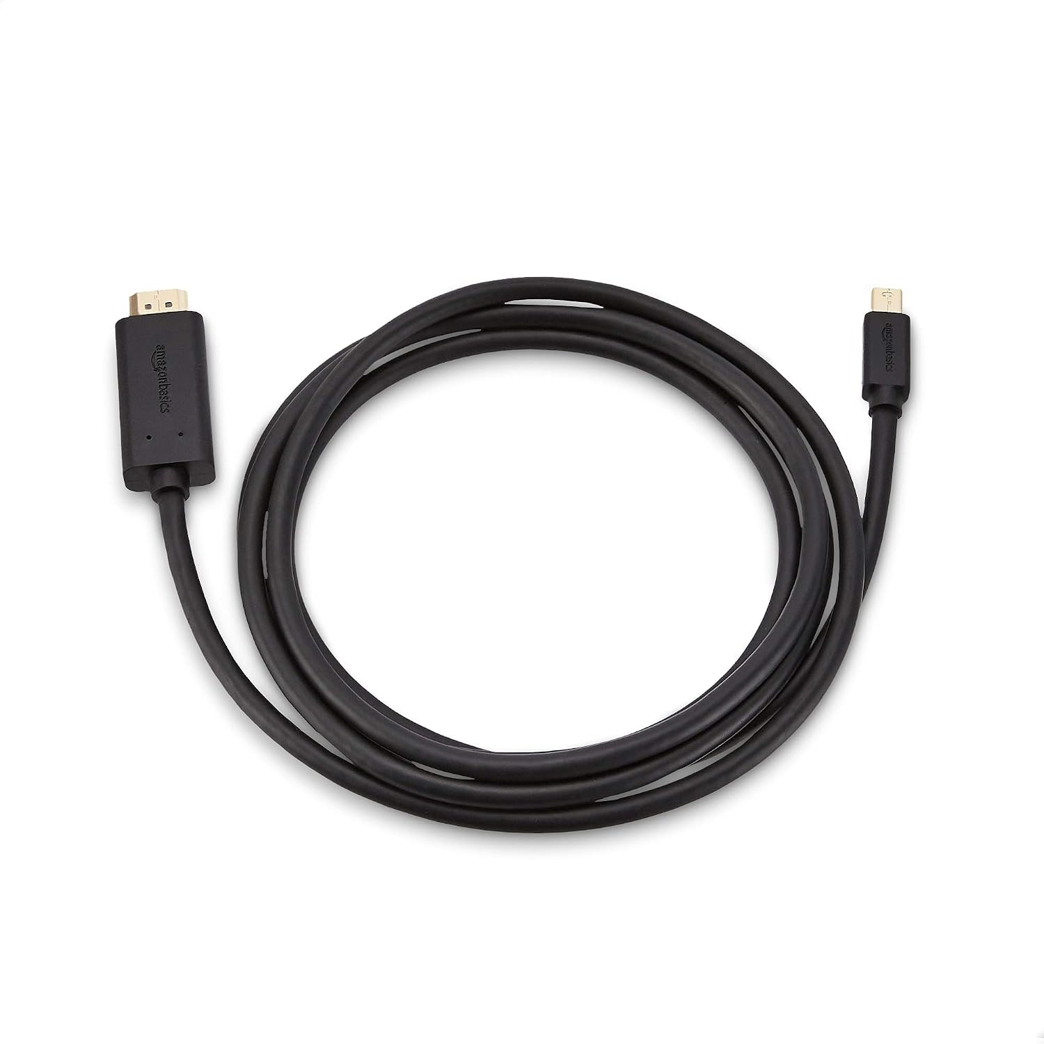 Detalle de Amazonベーシック AZDPHD06 Mini DisplayPort-HDMI変換ケーブル 1.8m・編組シールド