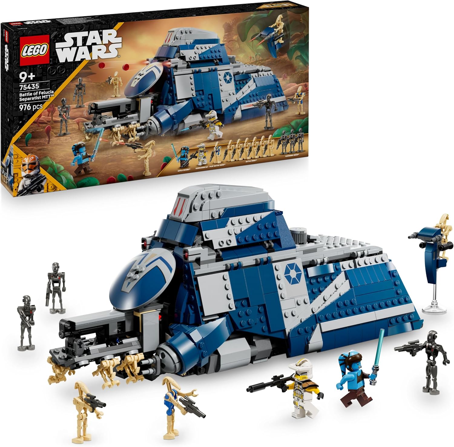Detalle de LEGO Star Wars 75435 MTT Separatista 10 figure 🚀
