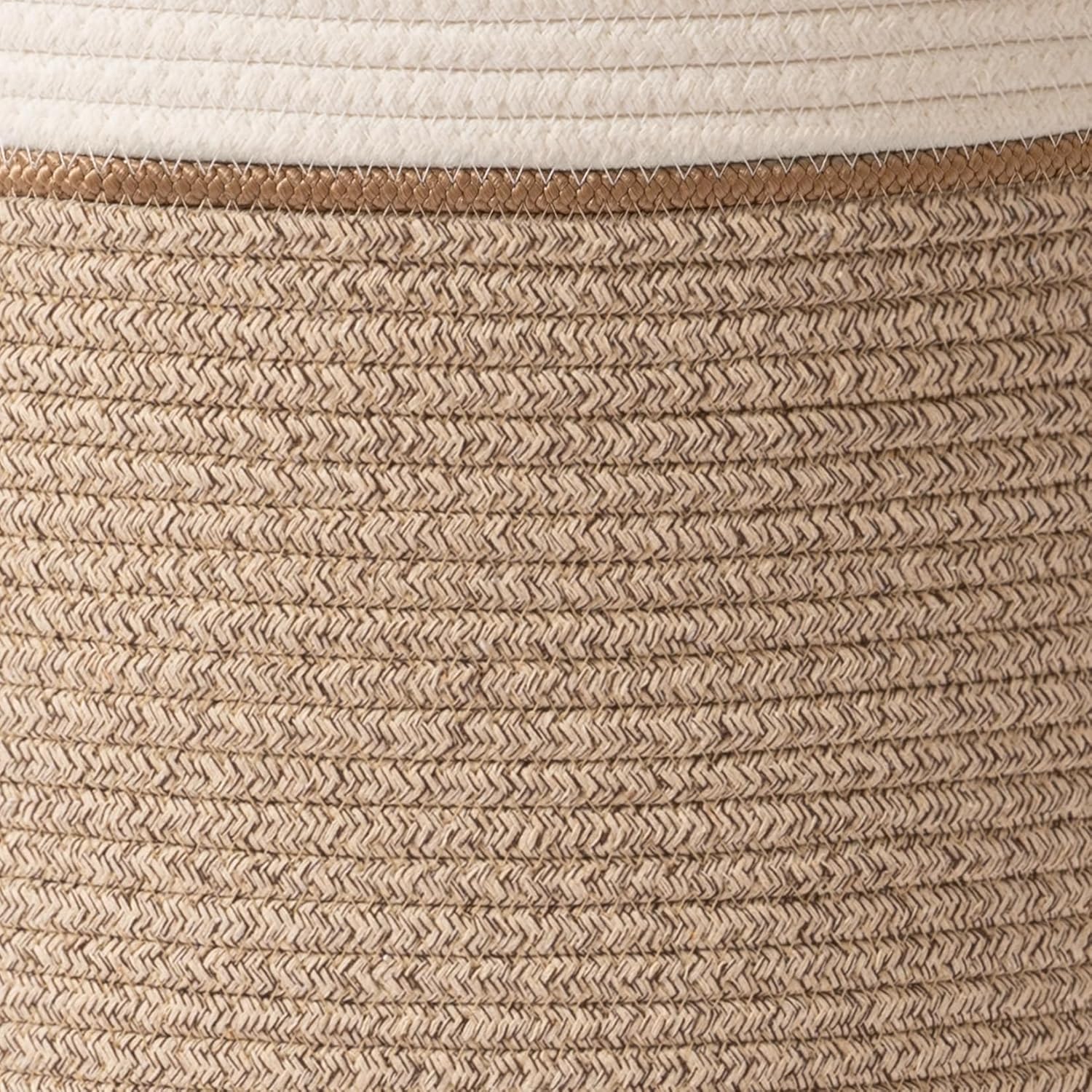 Thumbnail 5 de La Jolíe Muse geflochtener Baumwollseil-Korb L (58 l) – Wäschekorb, Decken-Organizer und Spielzeug-Aufbewahrung