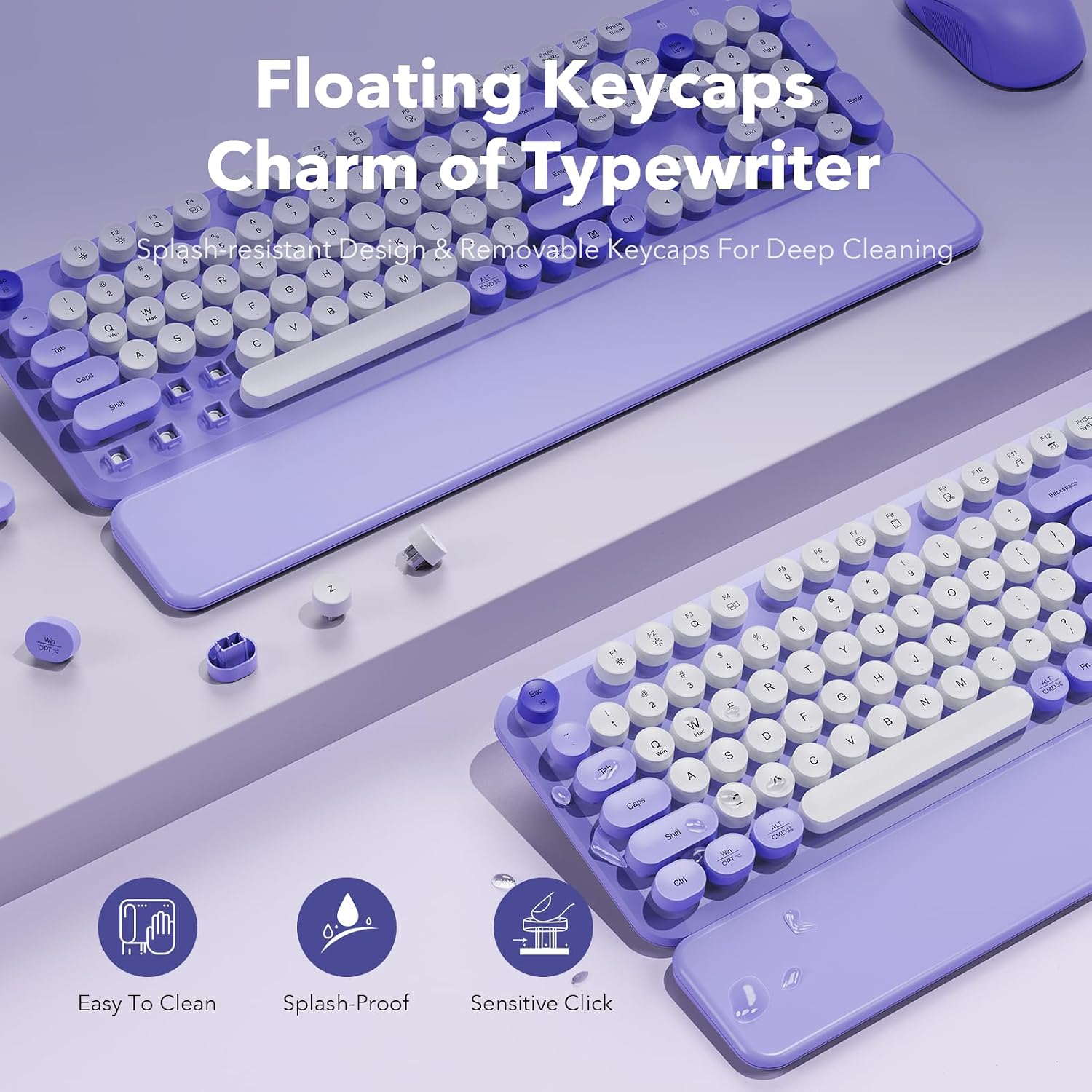 Thumbnail 2 de SABLUTE Wireless Keyboard 2.4GHz ⌨