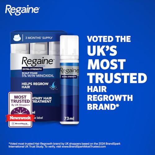 Thumbnail 6 de Regaine For Men Extra Strength Foam: 5% Minoxidil for Hair Regrowth (3x73ml)