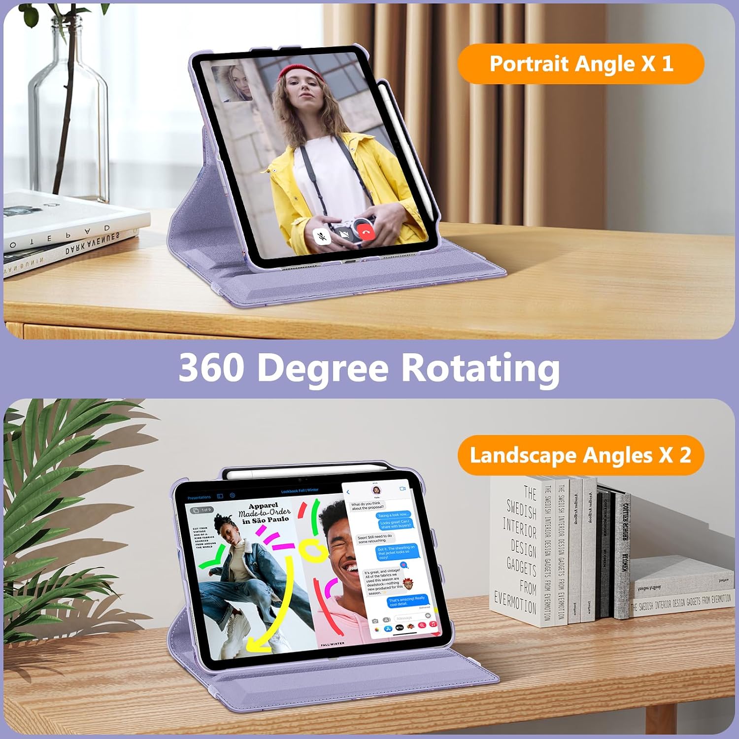 Detalle 2 de Fintie Rotating iPad Case for iPad (A16)