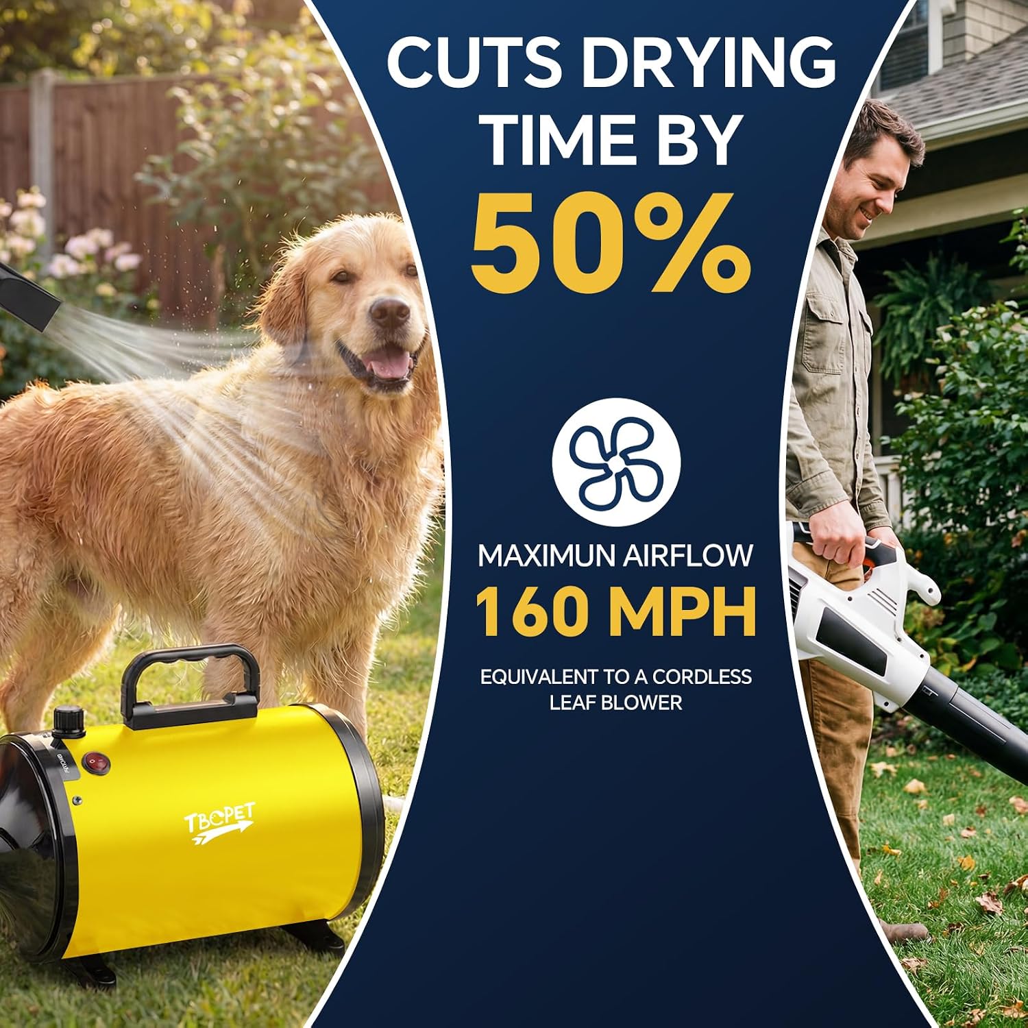 Detalle de Dog Dryer 5.2HP 2800W High Velocity