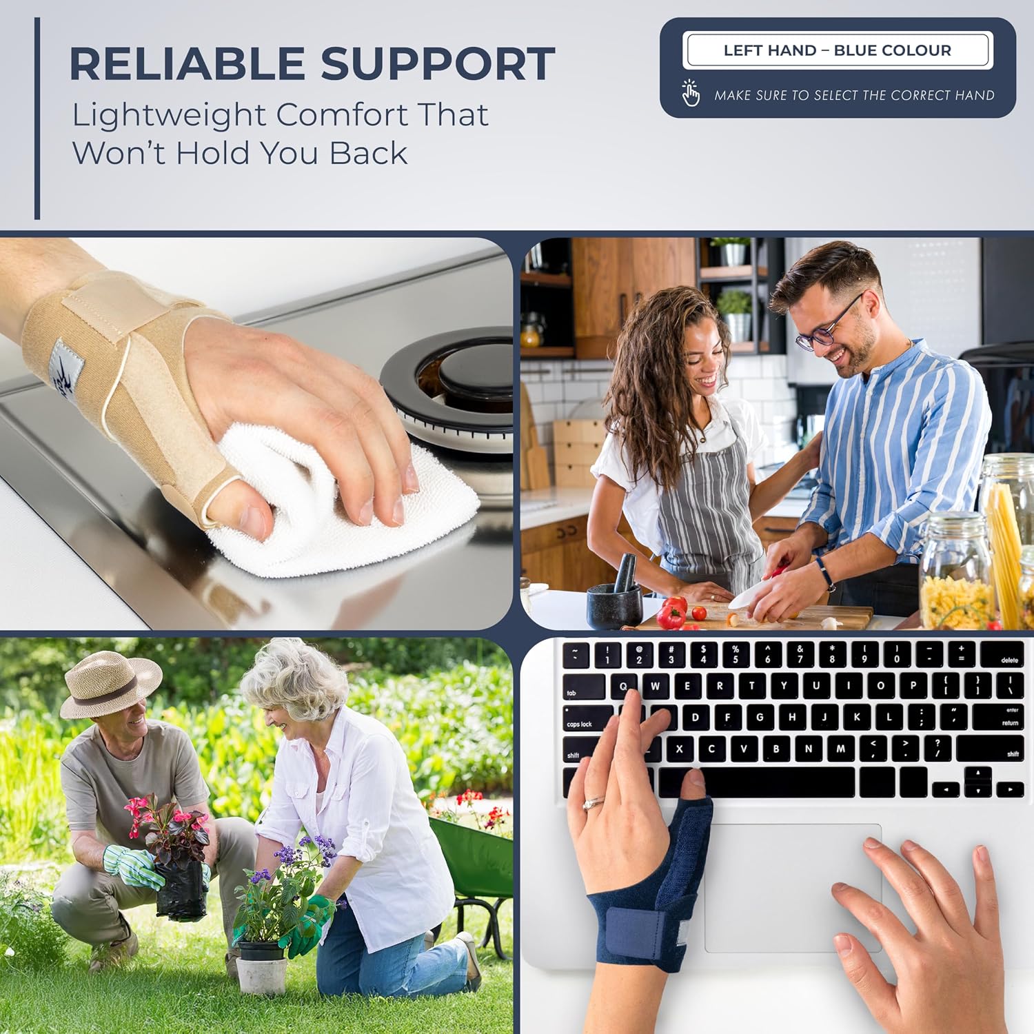 Thumbnail 4 de Actesso Neoprene Thumb Splint Spica – Targeted Relief and Support for De Quervain’s, Arthritis and Tendonitis