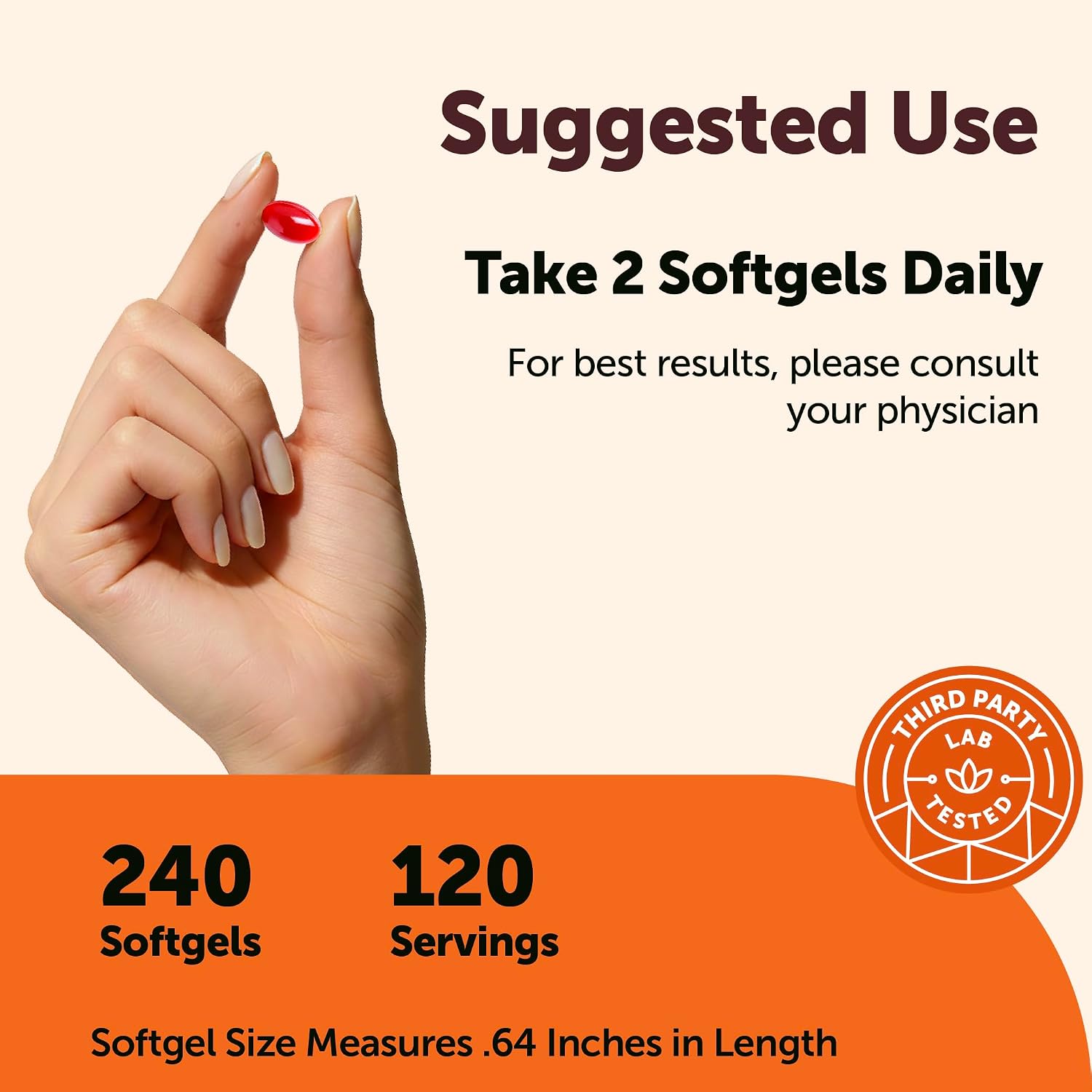 Detalle de Micro Ingredients CoQ10 Softgels, 200 mg