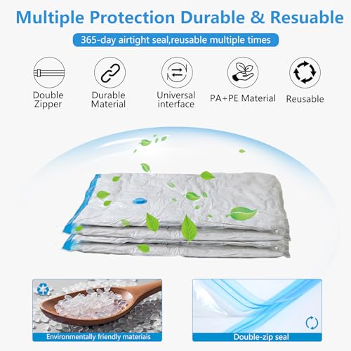 Thumbnail 2 de CKCLR Bolsas de Vacío para Ropa con Bomba Eléctrica (20 piezas, varios tamaños)