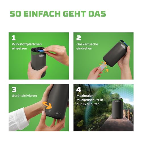 Thumbnail 6 de Thermacell Mückenabwehr Protect – dezenter Standgerät-Mückenschutz für Garten, Terrasse und Camping