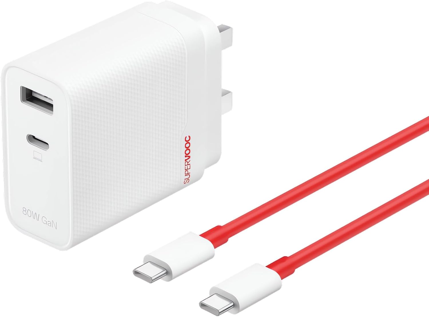 Detalle 2 de OnePlus SUPERVOOC 120W Fast Charger: Dual Ports GaN Power Adapter