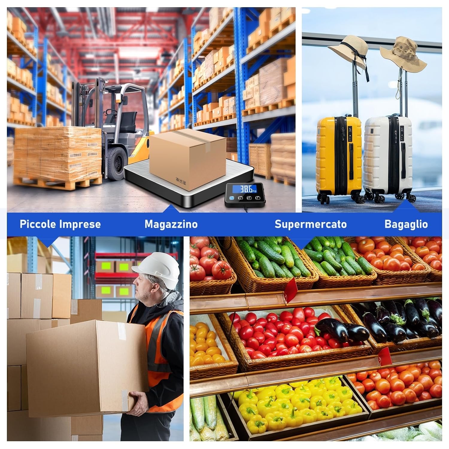 Thumbnail 6 de RAOYAN Bilancia pesa Pacchi 200 kg ⚖️