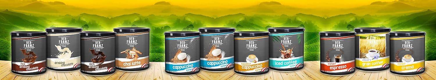Detalle de Der-Franz Espresso Instant-Kaffee Intensität 5/5 – Arabica & Robusta, 200 g