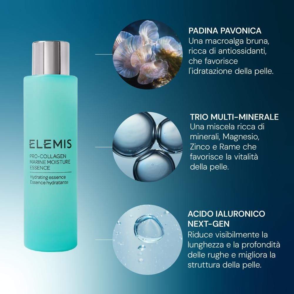 Detalle de Elemis Pro-Collagen Toner – Tonico lenitivo all'albicocca ed essenza marina