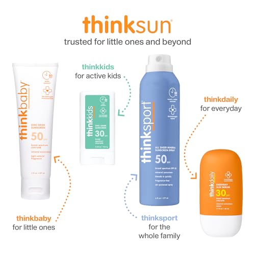 Thumbnail 5 de ThinkBaby Baby Sunscreen SPF 50+, Mineral Formula, Water Resistant, 6 Oz by THINK