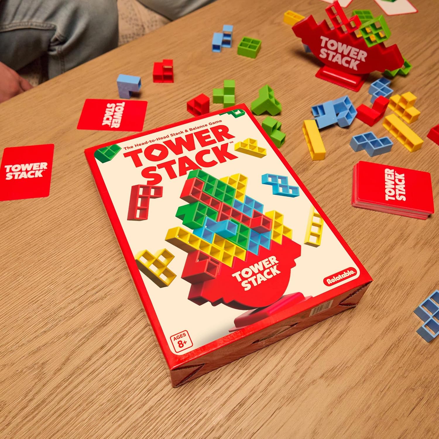 Thumbnail 5 de Relatable Tower Stack stacking game 24 blocks 🎲