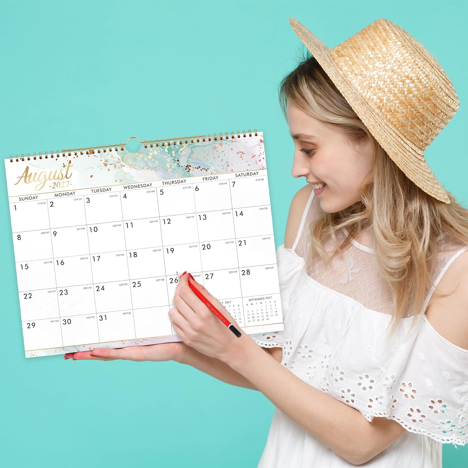 Thumbnail 6 de 2026 Wall Calendar 14.8 x 11.4 inches ๐
