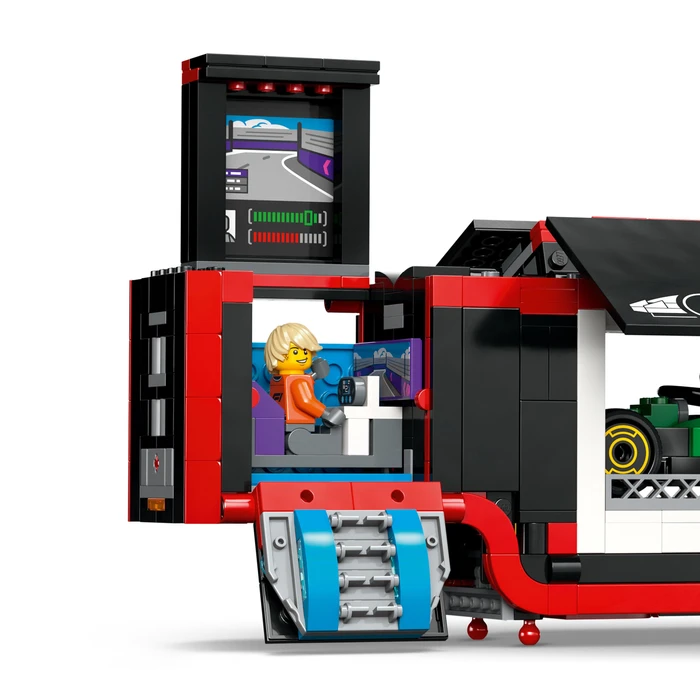 Thumbnail 7 de LEGO City 60445 F1 Transporter mit RB20 und AMR24 F1 Rennautos – 1086 Teile, ab 8 Jahren