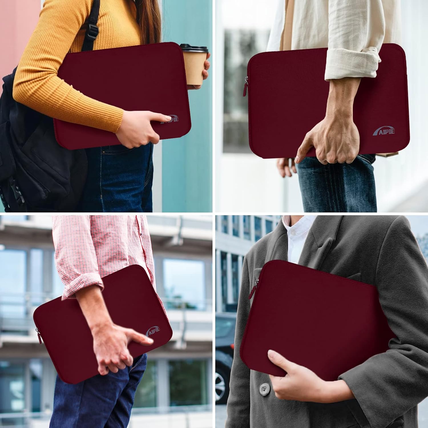 Thumbnail 6 de AIPIE Laptop Sleeve 13–13.6 Inches: Neoprene Protection for MacBook and More