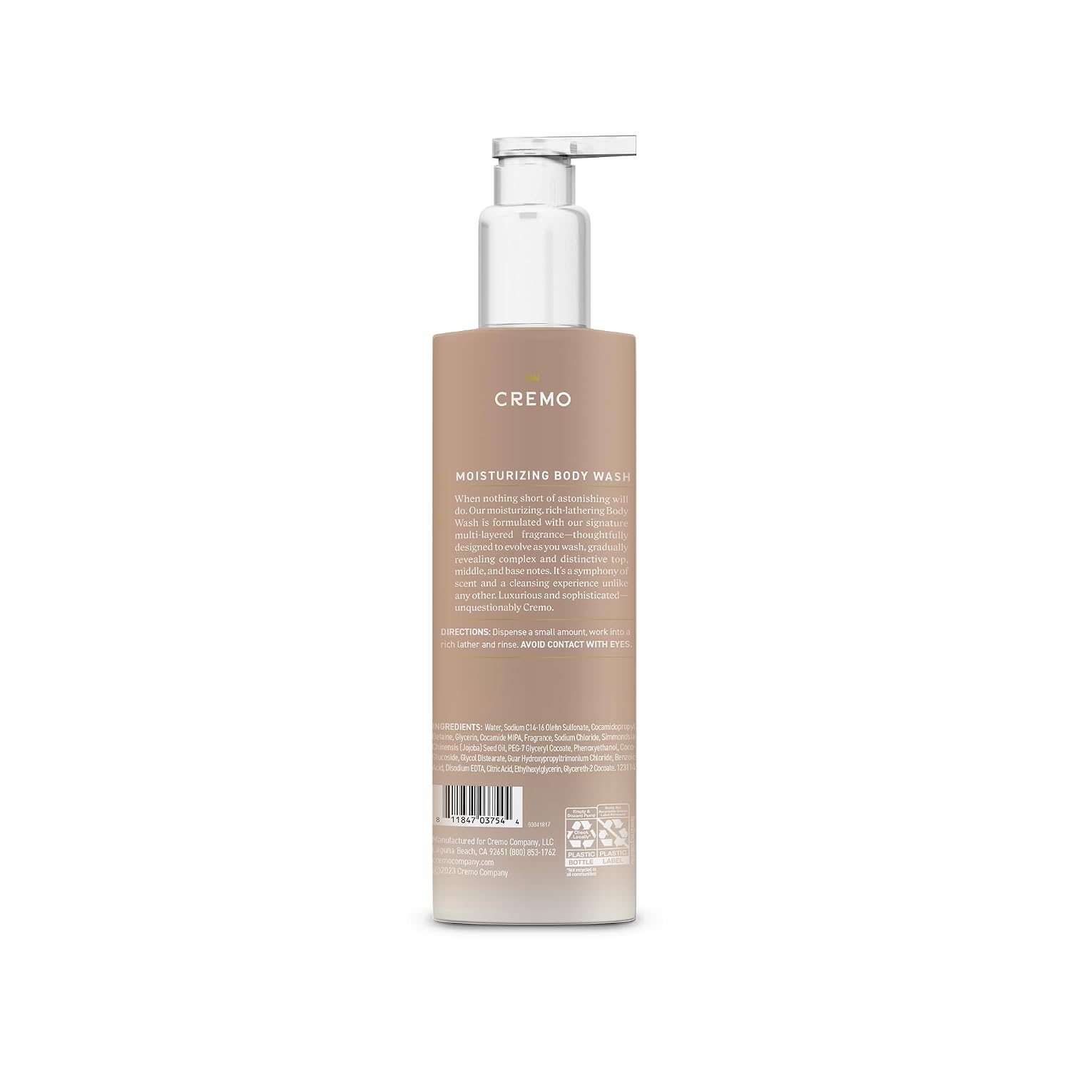 Thumbnail 6 de Cremo CMO03754 Women's Body Wash, White Jasmine Amber, 16 fl oz