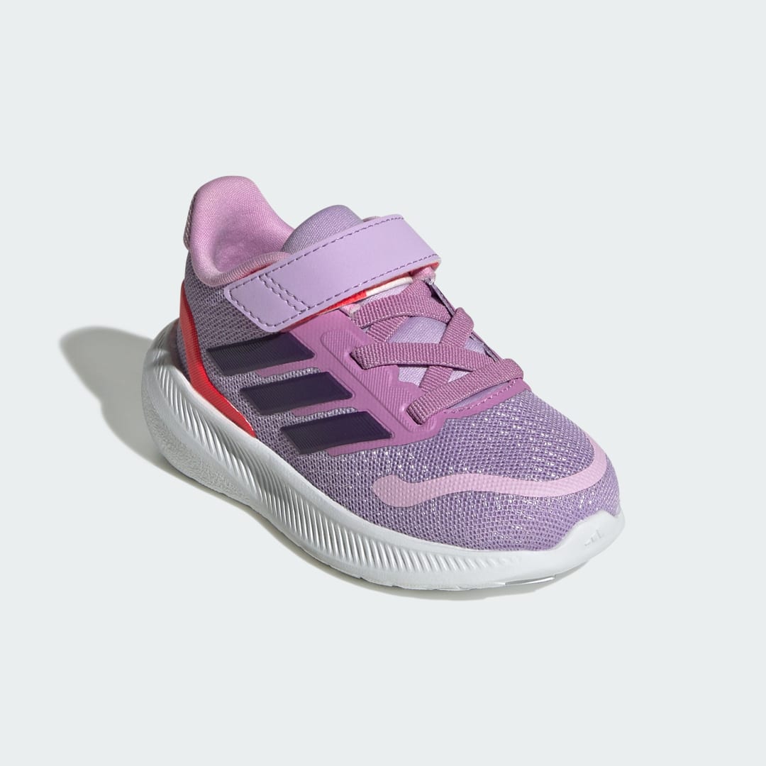 Detalle 2 de Zapatilla Runfalcon 5 Kids de Adidas – color Violeta