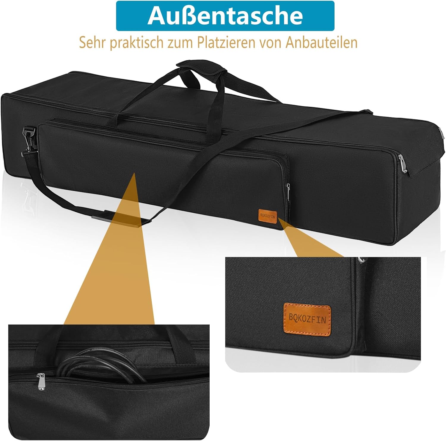 Thumbnail 6 de OUUTMEE Stativtasche für 50 Zoll (127 x 21 x 21 cm) – gepolsterte Nylontasche mit Schultergurten