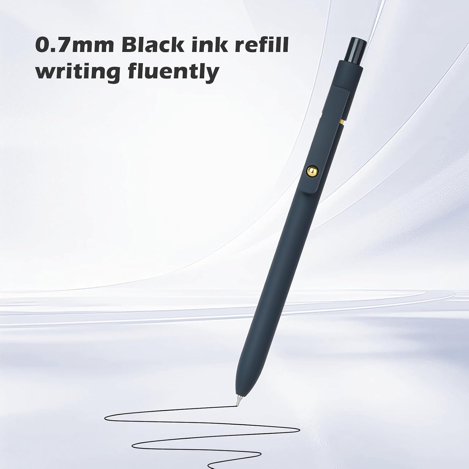 Detalle de Ddaowanx 6 Pcs 0.5mm Quick Dry Black Ink Fine Point Gel Pens