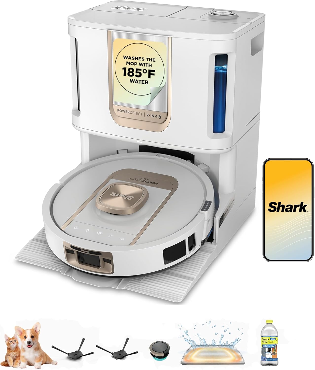 Thumbnail 1 de Shark RV2920XE Shark Robot Vacuum & Mop Combo with Heated Mop Cleaning (PowerDetect, Self-Emptying)