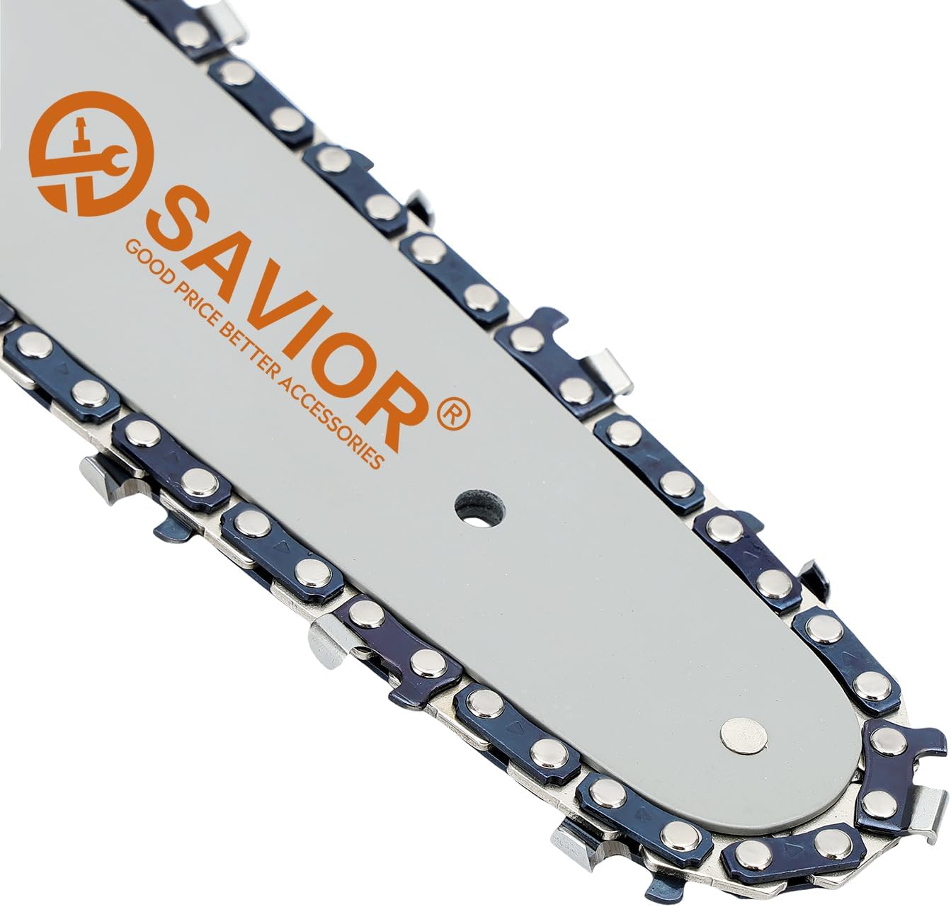 Thumbnail 5 de SAVIOR 3 x 15 cm Sägekette kompatibel mit Bosch EasyChain 18V-15-7 / Makita DUC150Z (1,1 mm, .325" LP, 32 Treibglieder) – Ersatzkette im 3er-Pack